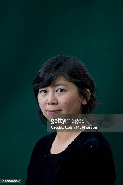 Chinese-born American writer Yiyun Li, winner of the Granta Best Young Novelist award, pictured at the Edinburgh International Book Festival where...