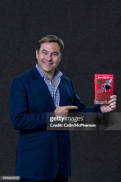 British actor, comedian swimmer, talent show judge and children's writer David Walliams, pictured at the Edinburgh International Book Festival where...