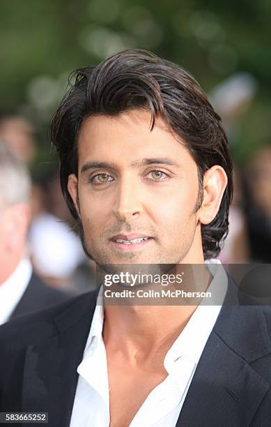 Indian actor Hrithik Roshan arriving at the International Indian Film Academy Awards ceremony at the Hallam Arena in Sheffield for the annual IIFA...