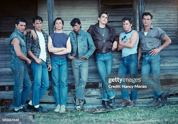 Tom Cruise, Rob Lowe; C. Thomas Howell, Ralph Macchio; Matt Dillon, Emilio Estevez and Patrick Swayze