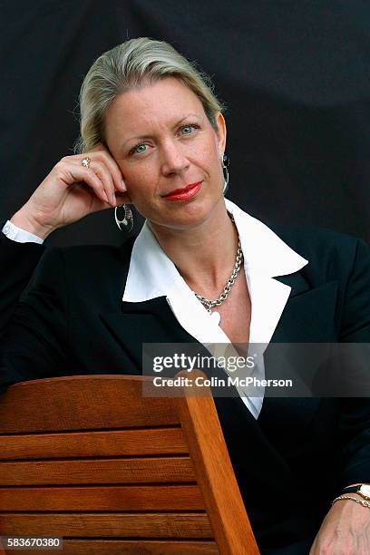 Poet, and daughter of Ted Hughes and Sylvia Plath, Frieda Hughes, pictured at the Edinburgh International Book Festival where she discussed her...