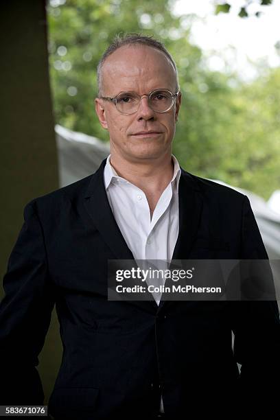 Swiss-born art historian, critic and curator Hans-Ulrich Obrist, pictured at the Edinburgh International Book Festival where he talked about his book...