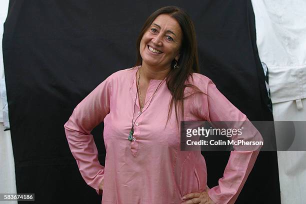 British public relations guru Lynne Franks pictured at the Edinburgh International Book Festival where she talked about her life in PR and as an...