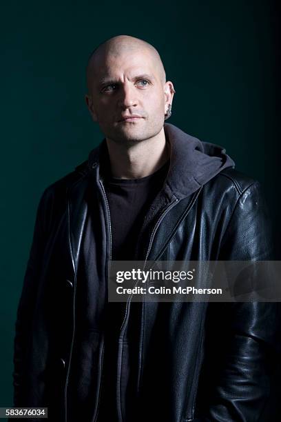 Award-winning English fiction writer China Mieville at the Edinburgh International Book Festival where he talked about his new book entitled The City...