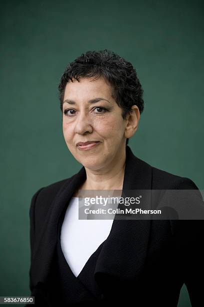 Booker prize-nominated British writer Andrea Levy, pictured at the Edinburgh International Book Festival where she talked about her new book entitled...