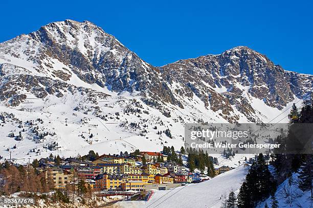 ski resort obertauern, austria - obertauern stock pictures, royalty-free photos & images