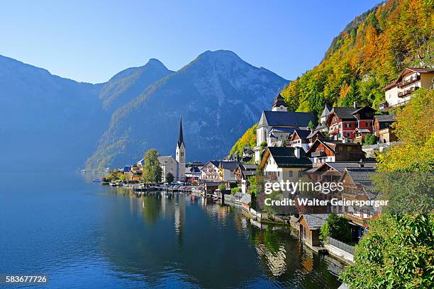 hallstatt, austria - hallstatt austria stock pictures, royalty-free photos & images