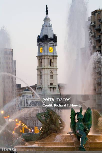 swann memorial fountain - swann memorial fountain stock-fotos und bilder