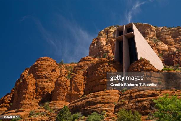 chapel of the holy cross in sedona - chapel of the holy cross sedona stock pictures, royalty-free photos & images