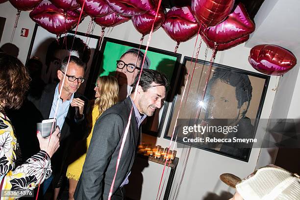 Jon Hamm at the afterparty for the premiere of "Absolutely Fabulous: The Movie" at Gramercy Park Hotel in New York, NY on July 18, 2016.