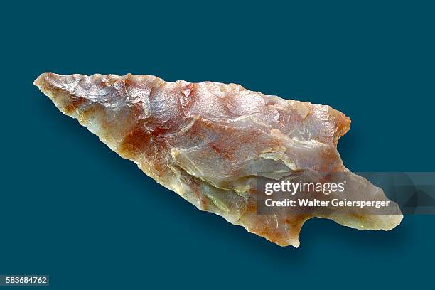 arrowhead, neolithic - stone age stock pictures, royalty-free photos & images