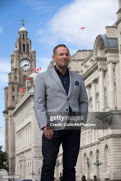 Former left-wing British politician, Derek Hatton, pictured in his home city of Liverpool, with the iconic Liver Building in the background. Hatton...