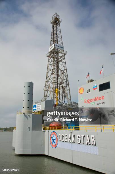 Ocean Star Offshore Drilling Rig & Museum Photos and Premium High Res ...
