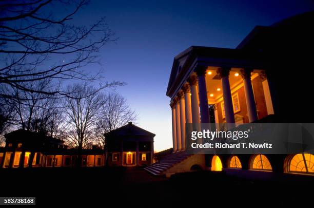 university of virginia campus - charlottesville stock pictures, royalty-free photos & images