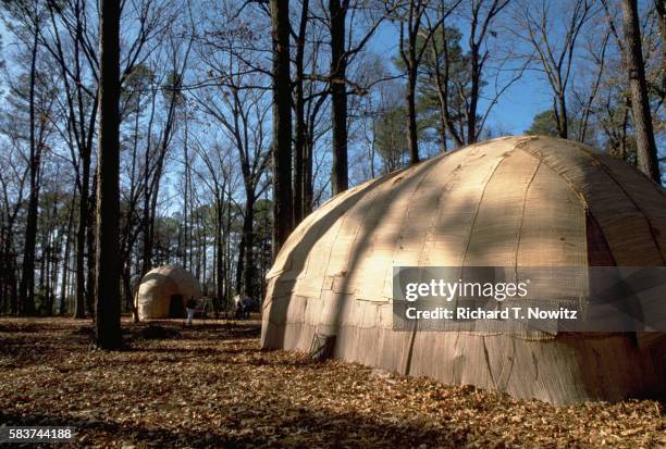 wigwam long house - wigwam bildbanksfoton och bilder