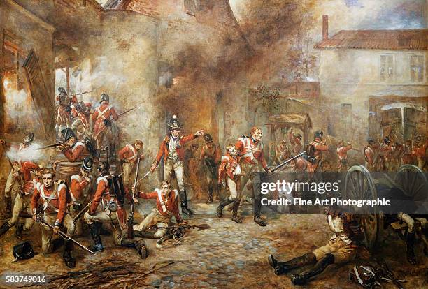 Scene at Waterloo by Robert Alexander Hillingford