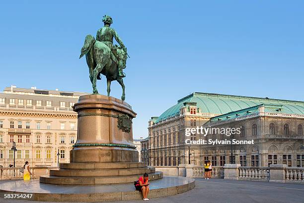 vienna opera - ópera de viena imagens e fotografias de stock