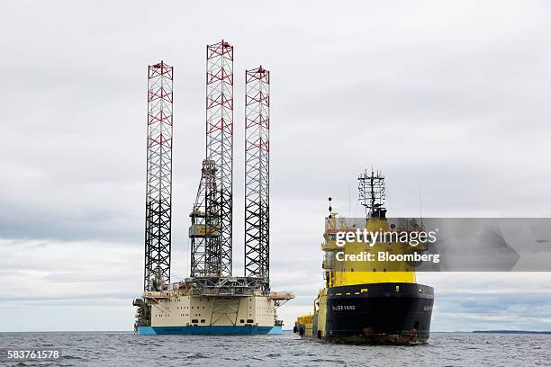 Balder Offshore Rig 12 Balder Viking Photos & High Res Pictures - Getty Images