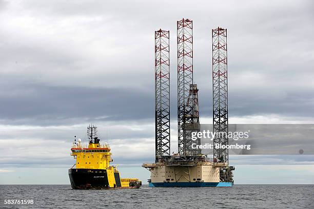 Balder Offshore Rig 12 Balder Viking Photos & High Res Pictures - Getty Images