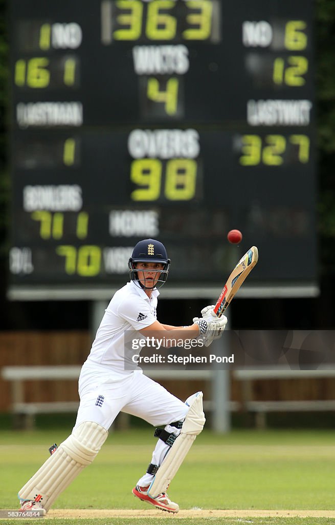 England U19's v Sri Lanka U19's