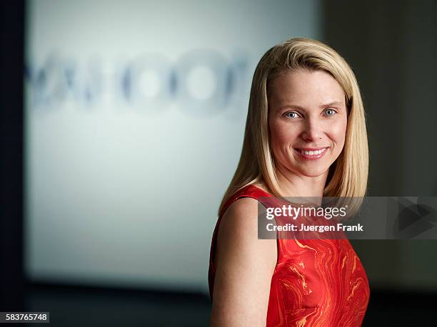 Businesswoman Marissa Mayer is photographed for The Focus, Egon Zehnder, on May 12 in Sunnyvale, California.