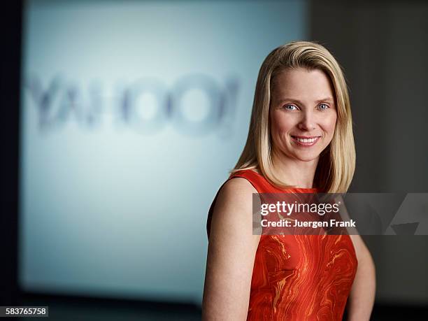 Businesswoman Marissa Mayer is photographed for The Focus, Egon Zehnder, on May 12 in Sunnyvale, California.