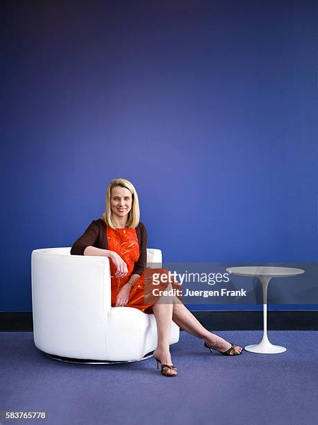 Businesswoman Marissa Mayer is photographed for The Focus, Egon Zehnder, on May 12 in Sunnyvale, California.