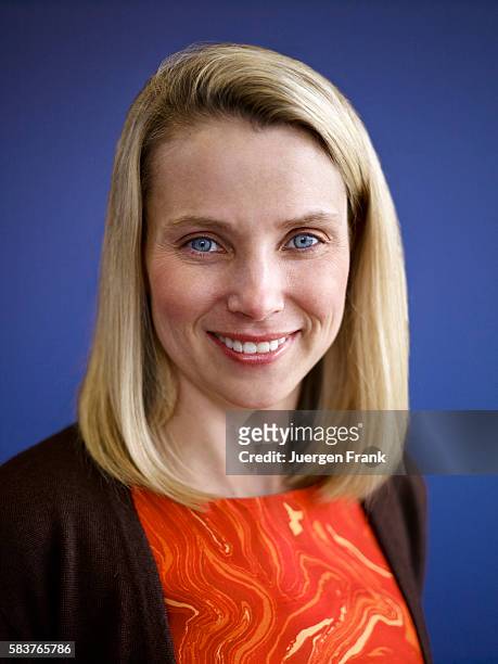 Businesswoman Marissa Mayer is photographed for The Focus, Egon Zehnder, on May 12 in Sunnyvale, California.