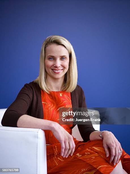 Businesswoman Marissa Mayer is photographed for The Focus, Egon Zehnder, on May 12 in Sunnyvale, California.