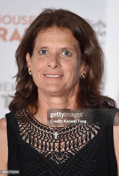 Zola Budd arrives for the premiere of Sky Atlantic's original documentary feature "The Fall" at Picturehouse Central on July 27, 2016 in London,...