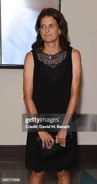Zola Budd attends the premiere of the Sky Atlantic original documentary feature "The Fall" at Picturehouse Central on July 27, 2016 in London,...