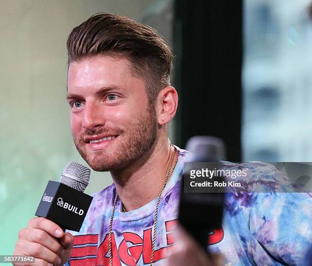 Marc E. Bassy discusses his new single "You & Me" at AOL Build at AOL HQ on July 27, 2016 in New York City.