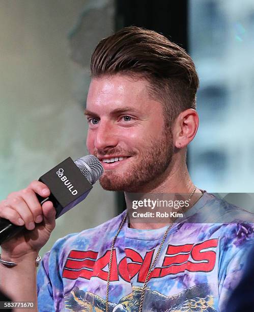 Marc E. Bassy discusses his new single "You & Me" at AOL Build at AOL HQ on July 27, 2016 in New York City.