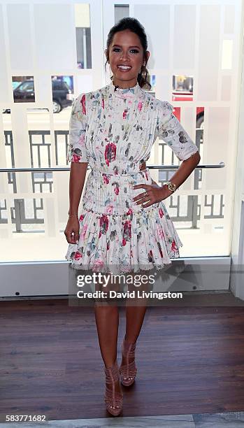 Personality Rocsi Diaz poses at Hollywood Today Live at W Hollywood on July 27, 2016 in Hollywood, California.