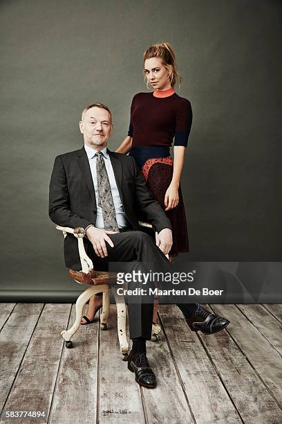 Actors Jared Harris and Vanessa Kirby from Netflix's 'The Crown' pose for a portrait during the 2016 Television Critics Association Summer Tour at...