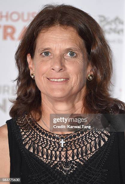 Zola Budd arrives for the premiere of Sky Atlantic's original documentary feature "The Fall" at Picturehouse Central on July 27, 2016 in London,...