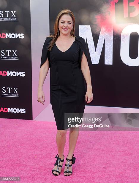 Actress Annie Mumolo arrives at the premiere of STX Entertainment's "Bad Moms" at Mann Village Theatre on July 26, 2016 in Westwood, California.