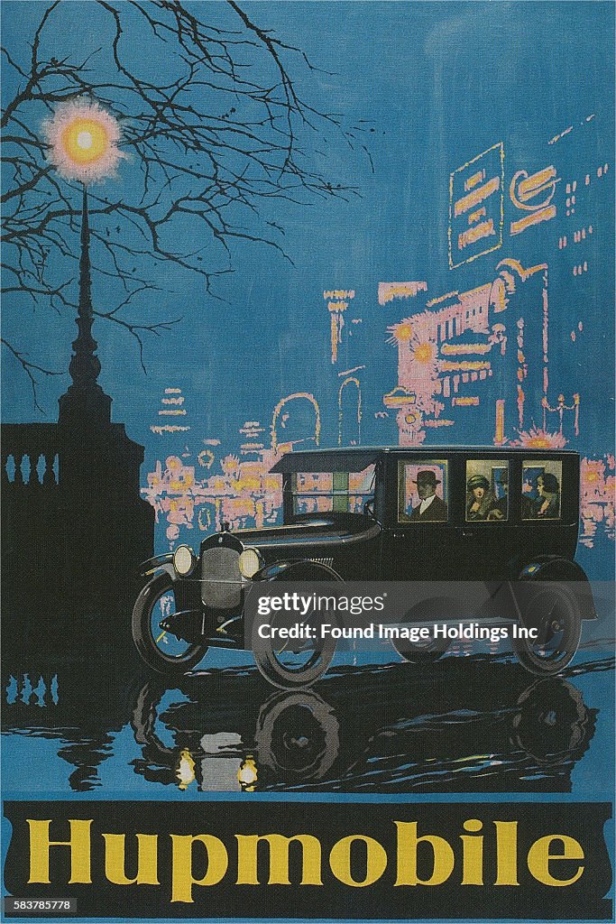 Vintage Hupmobile in City