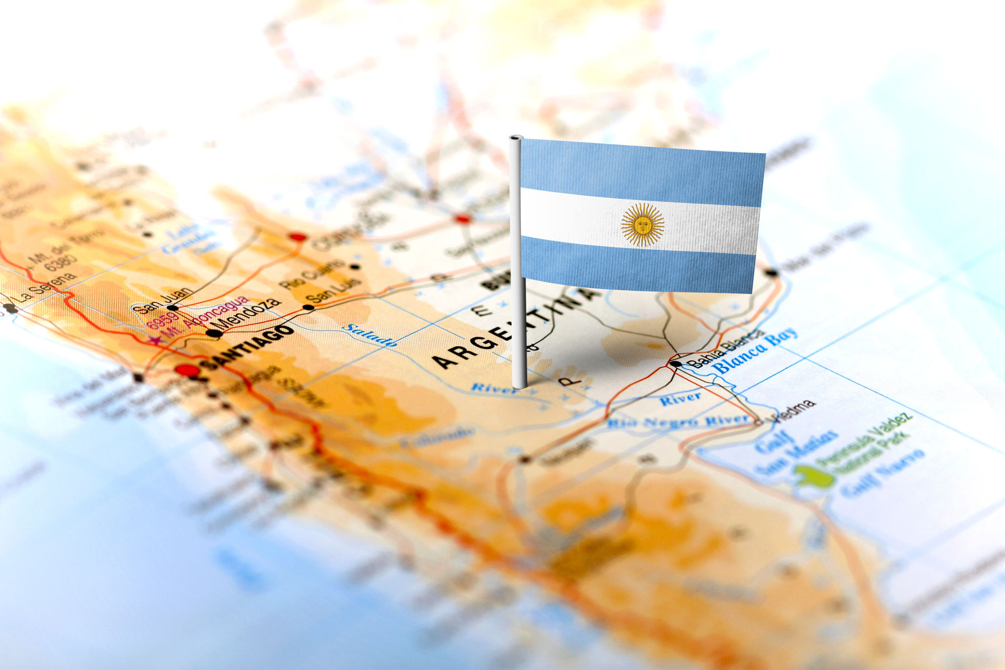 argentina map