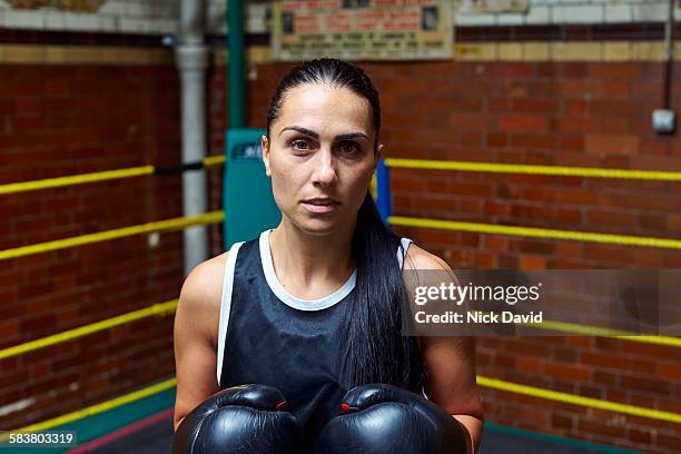 boxing club - woman fighter stock pictures, royalty-free photos & images