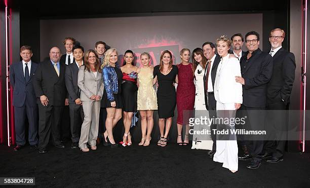 Cast and Crew including Director/Writer Jon Lucas, Entertainment President of Production Cathy Schulman, Producer Suzanne Todd, Mila Kunis, Kristen...
