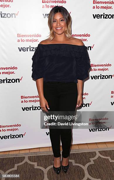 Actress Gina Rodriguez and Verizon launch Bienvenido a lo mejor at Mondrian Los Angeles on July 27, 2016 in West Hollywood, California.