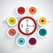 Time usiness  vector illustration concept.