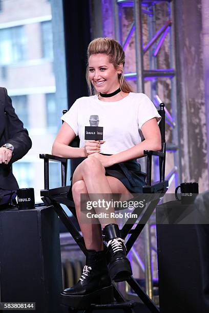 Ashley Tisdale discusses new film "Amateur Night" at AOL Build at AOL HQ on July 27, 2016 in New York City.