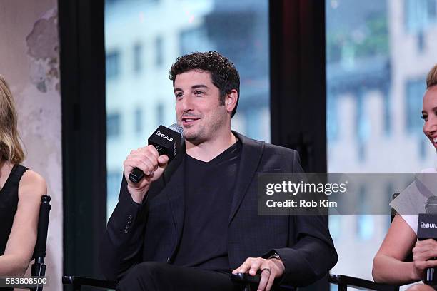 Jason Biggs discusses new film "Amateur Night" at AOL Build at AOL HQ on July 27, 2016 in New York City.