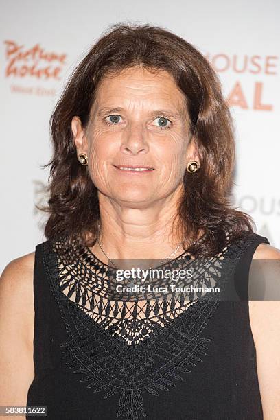 Zola Budd arrives for the premiere of Sky Atlantic original documentary feature "The Fall" at Picturehouse Central on July 27, 2016 in London,...