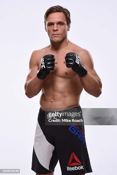 Michael Graves poses for a portrait during a UFC photo session at Sheraton Atlanta Hotel on July 26, 2016 in Atlanta, Georgia.