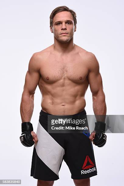 Michael Graves poses for a portrait during a UFC photo session at Sheraton Atlanta Hotel on July 26, 2016 in Atlanta, Georgia.