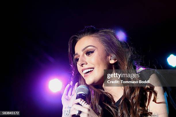 Singer Cher Lloyd perform at The Grove's Summer Concert Series held at The Grove on July 27, 2016 in Los Angeles, California.