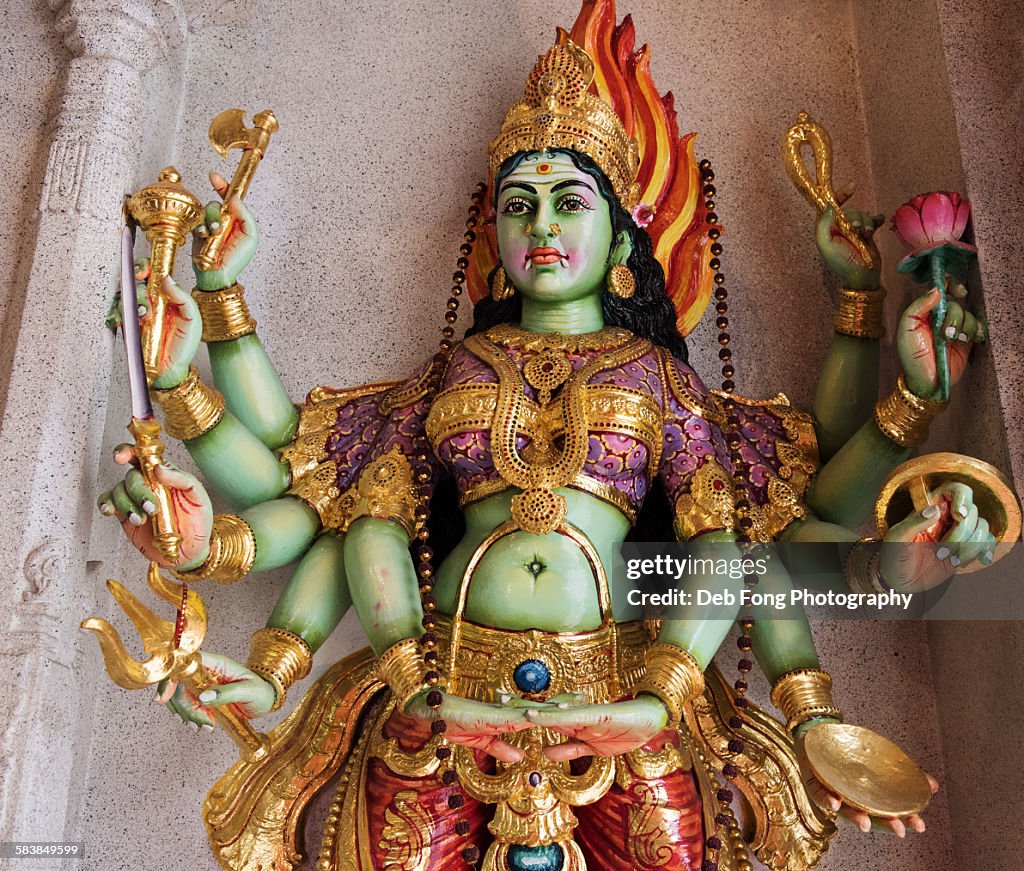 Hindu goddess statue